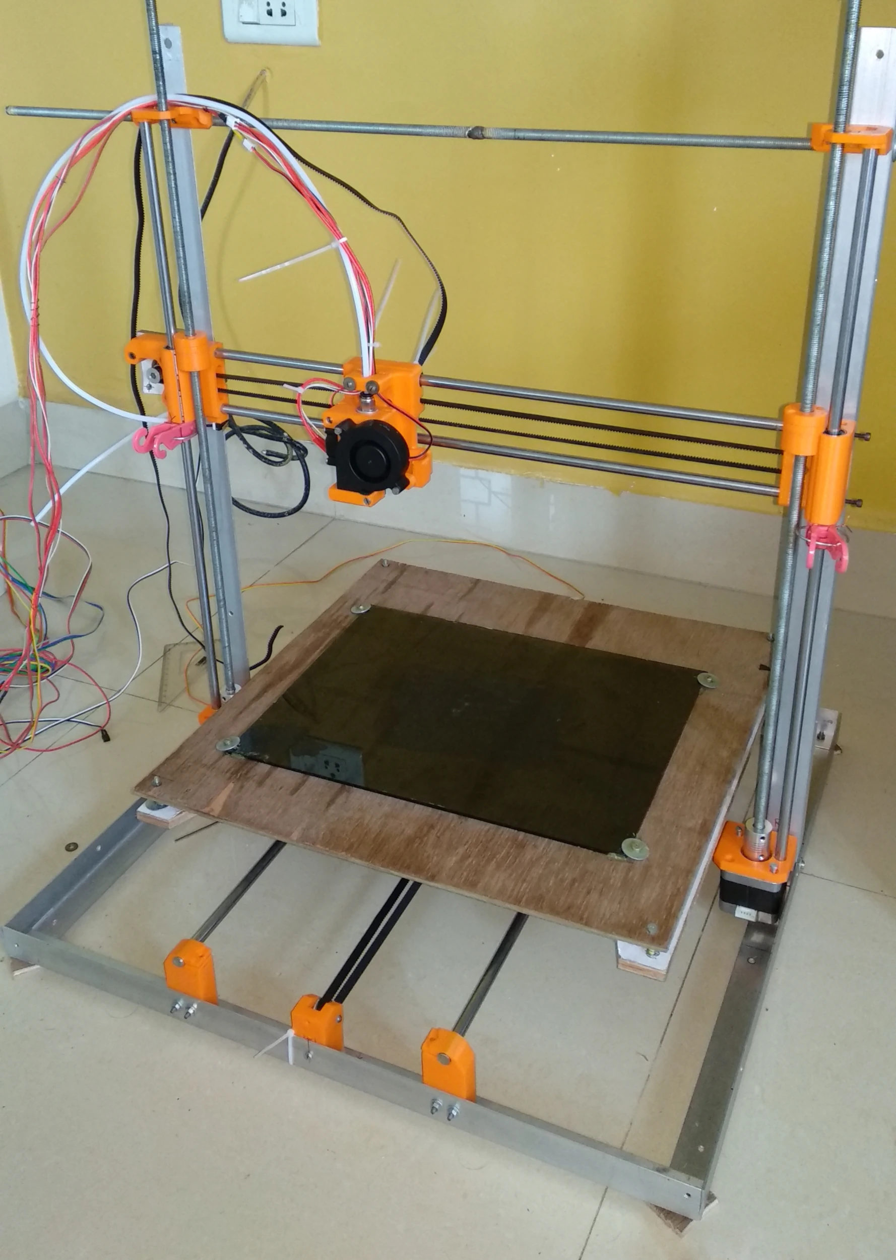 First assembly of the printer